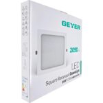 PL LED τετράγωνο 24W 3000K 2090lm 200x200mm - Image 2