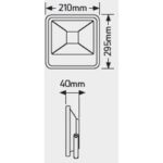 LED Προβολεας 10W 3000K - Image 2