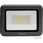 Προβολέας LED 30W 4000K 2400lm IP65 μαύρος - Image 2