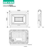 Προβολέας LED Economy 30W 4000K 2700lm IP65 μαύρος - Image 2