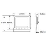 Προβολέας LED 50W 3000K 4250lm IP65 λευκός - Image 2