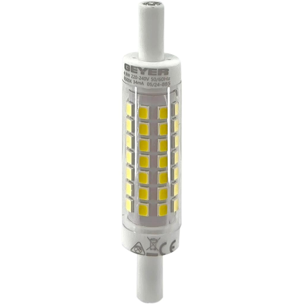 LR7-78DS_0 Λάμπα LED R7s 4.9W 6500K 500lm 78mm - Image 1