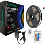 KIT Ταινίας LED 7W 12V RGB IP20 5m + Αντάπτορας με διακόπτη + Χειριστήριο IR 24Key - Image 2
