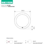 Λάμπα LED T9 Κυκλική 16.5W G10Q 6500K 1700lm - Image 2
