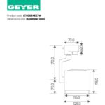 Spot ράγας για PAR30 Ε27 4κ λευκό - Image 2