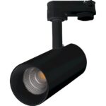 Spot ράγας για PAR16 GU10 4κ μαύρο
