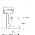 Φωτιστικό ράγας LED 45W 4000K 4260lm 36° λευκό - Image 2