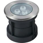 Φωτιστικό LED δαπέδου 6W 3000K 300lm IP68  Φ120mm