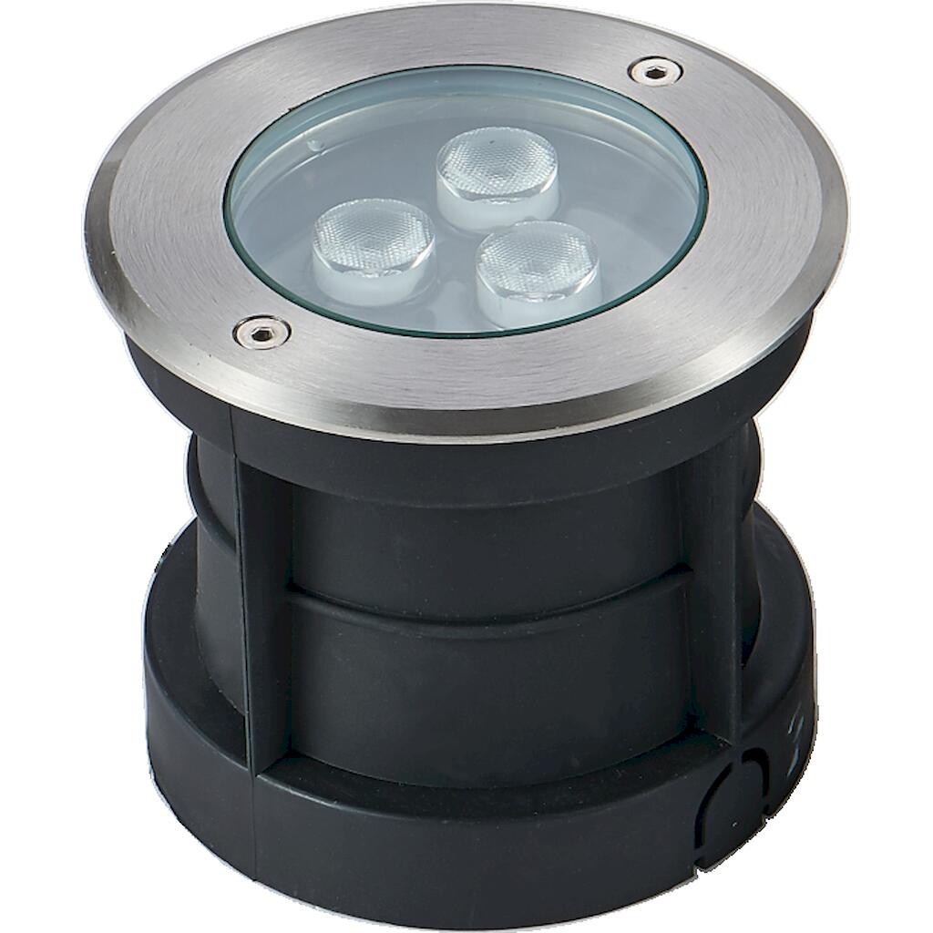 LULR125W6_0 Φωτιστικό LED δαπέδου 6W 3000K 300lm IP68 Φ120mm - Image 1