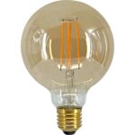 Λάμπα LED Vintage G125 6W E27 2000K 500lm dim