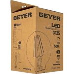 Λάμπα LED Vintage G125 6W E27 2000K 500lm dim - Image 4