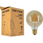 Λάμπα LED Vintage G125 4W E27 2000K 550lm - Image 4