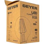Λάμπα LED Vintage G125 4W E27 2000K 550lm - Image 5