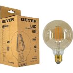 Λάμπα LED Vintage G95 6W E27 2000K 550lm - Image 5