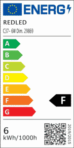 Redpoint ΚΕΡΙ LED DIM. 6W Ε14 WARM 2.0(κατασκευή Κίνα) - Image 2
