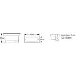 Απλίκα LED  3W 3000K 180lm 105x40 IP65 - Image 2