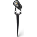 Φωτιστικό LED κήπου με καρφί 5W κόκκινο IP68