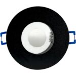 Στρογγυλό spot R65 GU10 μαύρο