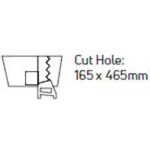 Τετράγωνο spot 3xAR111 185x485 λευκό - Image 2