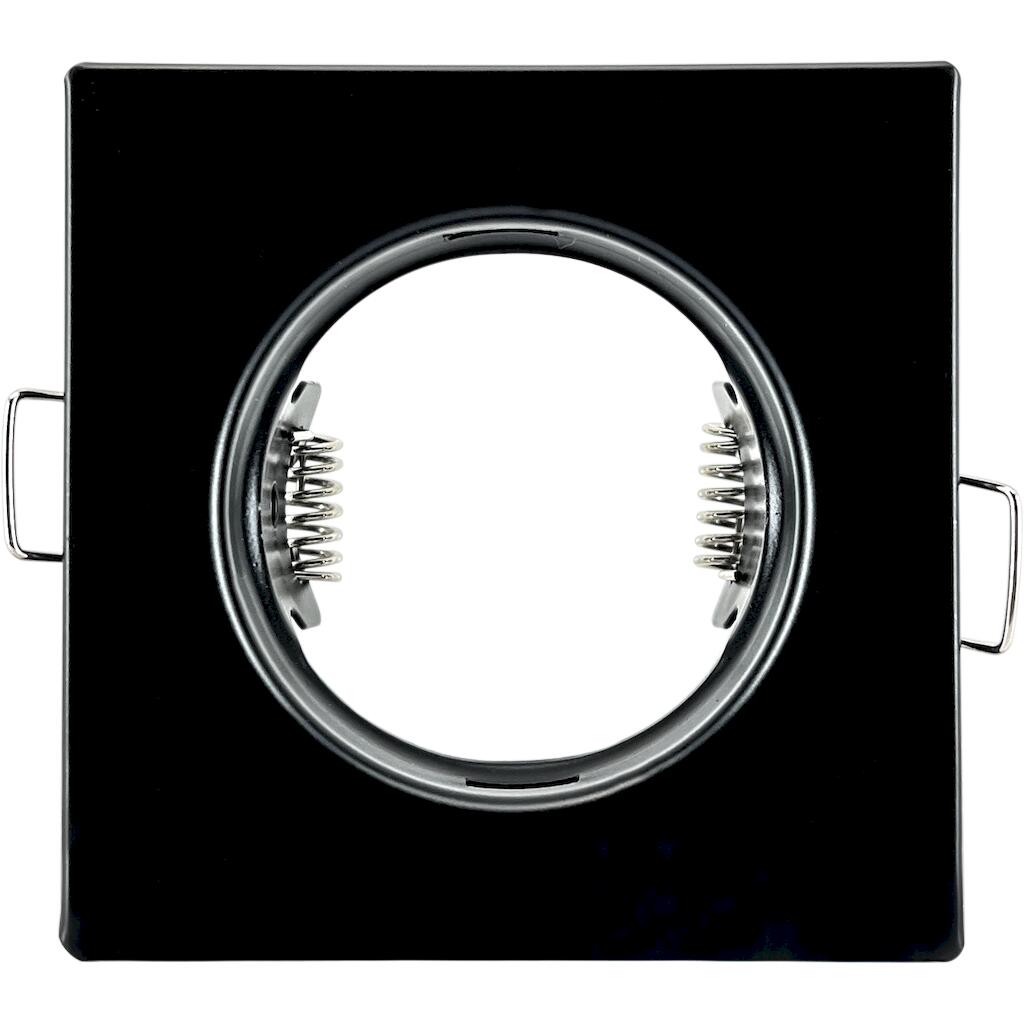 SPS60BL_0 Τετράγωνο spot GU10 μαύρο matt - Image 1