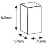 Πίνακας επίτοιxος Όσσα 1x4M με 2 κλέμμες IP30 - Image 2