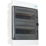 Πίνακας χωνευτός Άθως 2x12M διάφανη πόρτα IP40