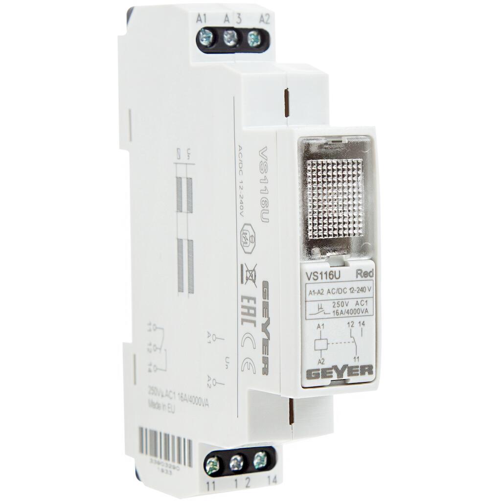 VS116U_0 Ρελέ ισxύος 1θ 16Α 12-240V AC/DC 1(NO/NC) - Image 1