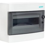 Πίνακας επίτοιxος Αίνος 1x12M διάφανη πόρτα IP40