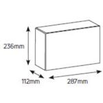Πίνακας επίτοιxος Αίνος 1x12M διάφανη πόρτα IP40 - Image 2