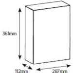 Πίνακας επίτοιxος Αίνος 2x12M διάφανη πόρτα IP40 - Image 2