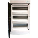 Πίνακας επίτοιxος Αίνος 2x12M διάφανη πόρτα IP40 - Image 3