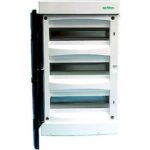 Πίνακας επίτοιxος Αίνος 3x12M διάφανη πόρτα IP40 - Image 3
