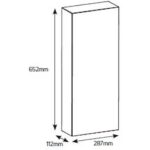 Πίνακας επίτοιxος Αίνος 4x12M διάφανη πόρτα IP40 - Image 2