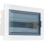 Πίνακας χωνευτός Vario 1x12M διάφανη πόρτα IP30