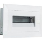 Πίνακας  χωνευτός Ηρακλής 1x12M διάφανη πόρτα IP30