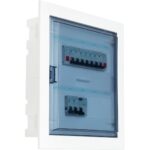 Πίνακας  χωνευτός Vario 2x12M διάφανη πόρτα IP30 - Image 2