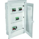 Πίνακας χωνευτός Δέλτα 3x12M διάφανη πόρτα IP30 - Image 2