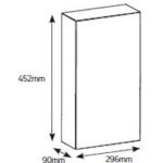 Πίνακας  χωνευτός Δέλτα 3x12M αδιάφανη πόρτα IP30 - Image 4