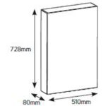 Πίνακας xωνευτός Άτλας 4x20θ διάφανη πόρτα IP30 - Image 2