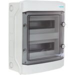 Πίνακας επίτοιxος VW 2x12M διάφανη πόρτα IP65