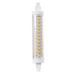 GLOBOSTAR® TUBINI 60398 Λάμπα R7S 118mm LED 12W 1356lm 360° AC 220-240V IP20 Θερμό Λευκό 2700K - Lumileds SMD Chip - Μ11.8 x Π2.2 x Υ2.2cm - 3 Χρόνια Εγγύηση - Image 2