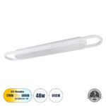 GLOBOSTAR® IGOR 61219 Μοντέρνο Φωτιστικό Οροφής LED 48W 5760lm 210° AC 220-240V IP20 Ρυθμιζόμενο Λευκό CCT με On/Off 2700K/4500K/6000K - Lumileds SMD Chip - Λευκό Ματ - Μ81 x Π13 x Υ4.5cm - 3 Χρόνια Εγγύηση - Image 2