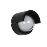 kelvo® NEXA KLV-101-0251 Φωτιστικό Τοίχου / Απλίκα LED 6W 480lm 180° AC 220-240V Αδιάβροχο IP65 Ultra Θερμό Λευκό 1800K - Sanan SMD Chip & TÜV SÜD Driver - Μαύρο Ματ - Μ11 x Π9 x Υ11cm - 5 Χρόνια Εγγύηση - Image 3