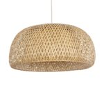 GLOBOSTAR® SAN TROPEZ 01627 Boho Κρεμαστό Φωτιστικό Οροφής με Ντουί 1 x E27 AC 220-240V IP20 - Μπεζ - Μ60 x Π60 x Υ29cm