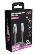 ATC-C7 Καλώδιο Φόρτισης & Συγχρονισμού USB Type-C σε Type-C 60W 2m - Image 2