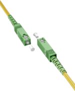 Goobay Καλώδιο Οπτικής Ίνας FTTH Μονής Λειτουργίας OS2 Κίτρινο 5μ