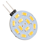 GLOBOSTAR® G4SIDE 76101 Λάμπα G4 LED 4.5W 405lm 120° DC 12-24V IP20 Θερμό Λευκό 2700K Dimmable - Sanan SMD Chip - Side Pin - Μ3 x Π3 x Υ0.8cm - 2 Χρόνια Εγγύηση - Image 2
