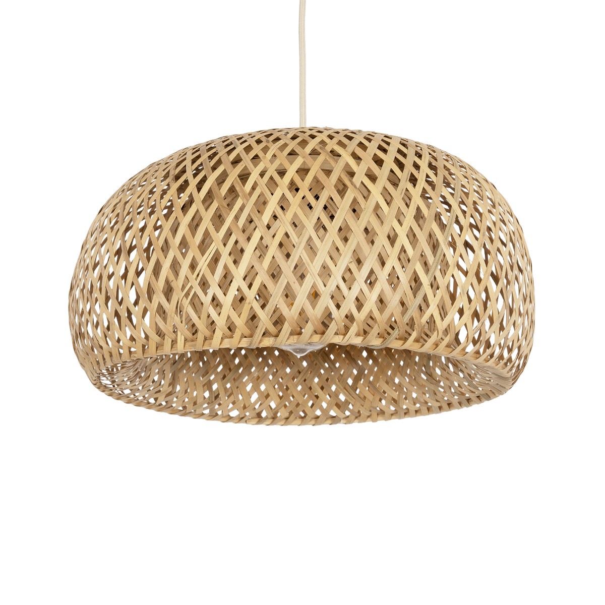 e81ff1_01626_1 GLOBOSTAR® SAN TROPEZ 01626 Boho Κρεμαστό Φωτιστικό Οροφής με Ντουί 1 x E27 AC 220-240V IP20 - Μπεζ - Μ38 x Π38 x Υ22cm - Image 1