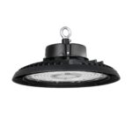 GLOBOSTAR® INDUSTRY 61502 Βιομηχανικό Φωτιστικό Καμπάνα High Bay UFO LED 200W 30000lm SDCM<5 90° AC 85-265V Αδιάβροχο IP65 IK08 Φυσικό Λευκό 5000K - 338 x Sanan Opto SMD Chip & TÜV SÜD Driver - Μαύρο Χυτό Αλουμίνιο - Μ30 x Π30 x Υ16cm - 5 Χρόνια Εγγύηση - Image 2