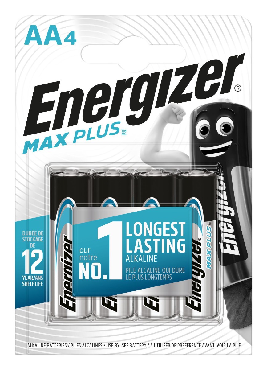 energizer-max-plus-lr6-aa-bl4 Energizer Max Plus Alkaline Μπαταρία ΑΑ (4 τμχ) - Image 1
